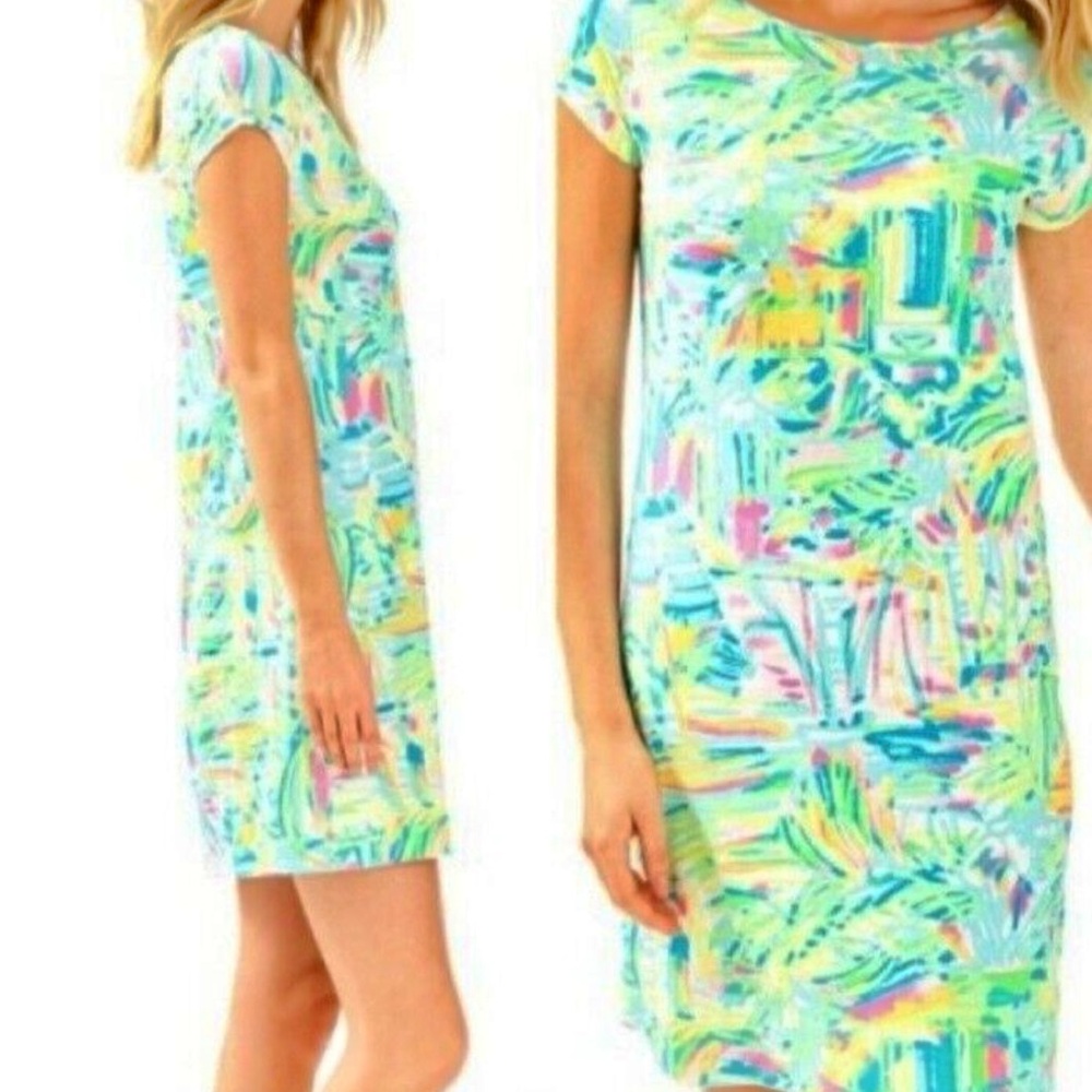 LILLY PULITZER Marlowe Dress NWT Size Large Sea Salt Sun NWT - Picture 2 of 9